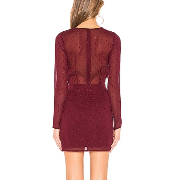 Revolve Superdown Wrap Dress - Picture 3 of 5